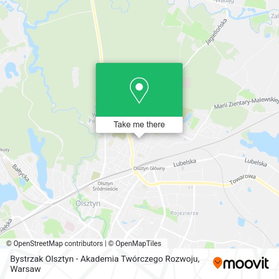 Bystrzak Olsztyn - Akademia Twórczego Rozwoju map