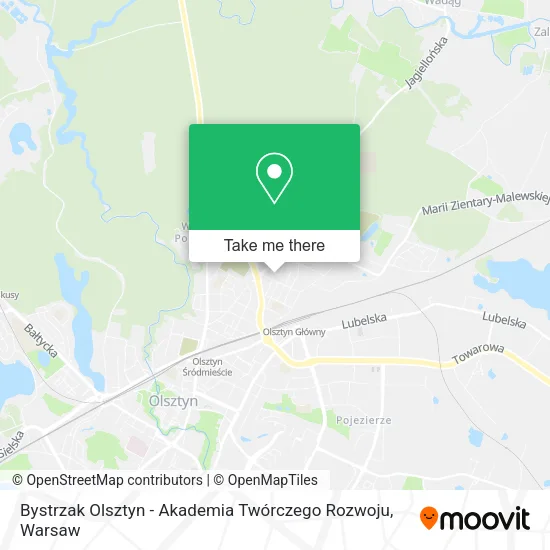 Bystrzak Olsztyn - Akademia Twórczego Rozwoju map