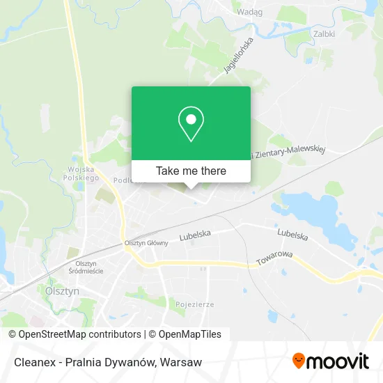 Карта Cleanex - Pralnia Dywanów
