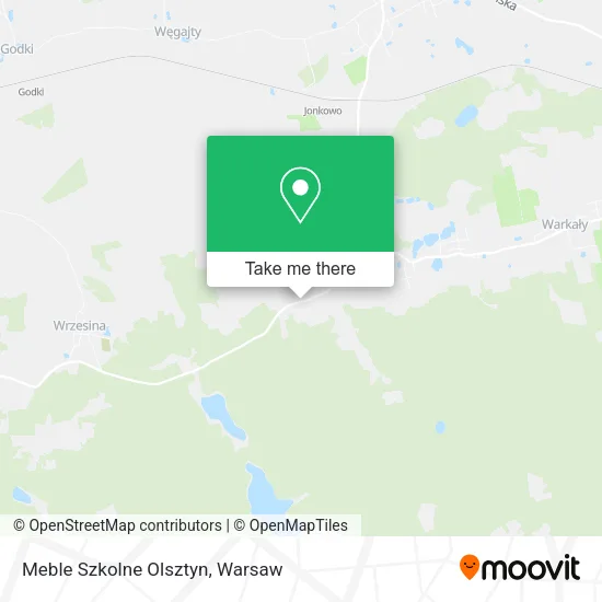 Meble Szkolne Olsztyn map