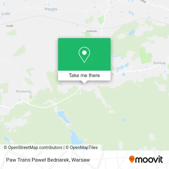 Paw Trans Paweł Bednarek map