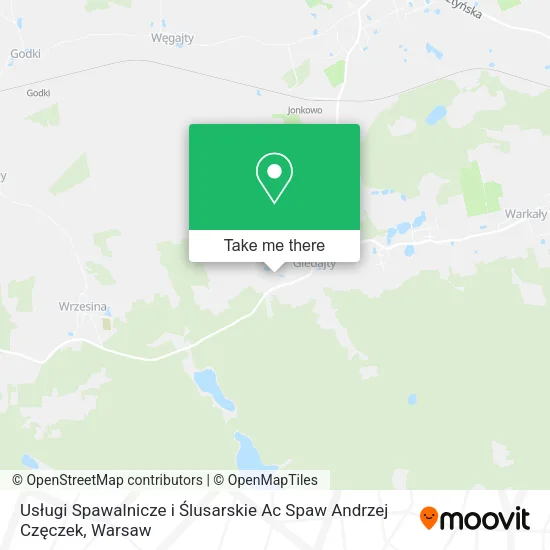 Usługi Spawalnicze i Ślusarskie Ac Spaw Andrzej Częczek map