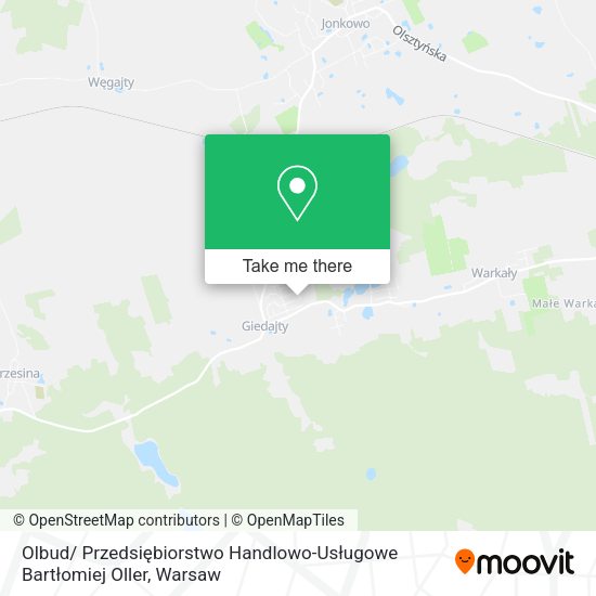 Olbud/ Przedsiębiorstwo Handlowo-Usługowe Bartłomiej Oller map