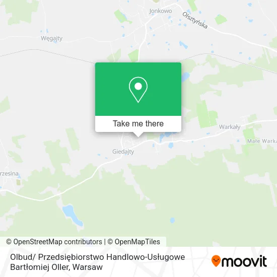 Olbud/ Przedsiębiorstwo Handlowo-Usługowe Bartłomiej Oller map