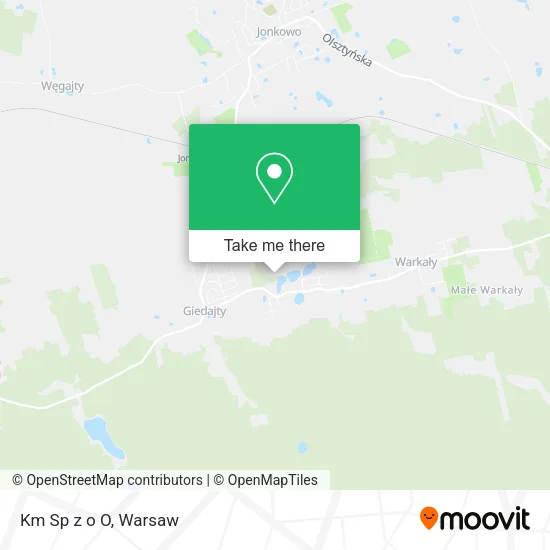 Km Sp z o O map
