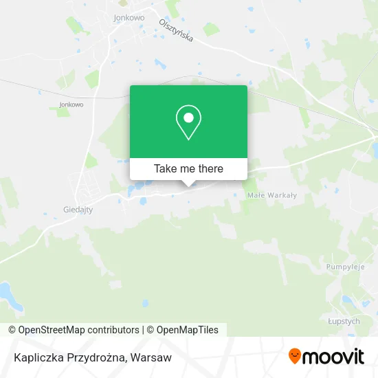Kapliczka Przydrożna map