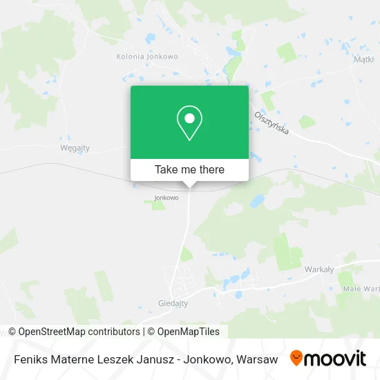 Feniks Materne Leszek Janusz - Jonkowo map
