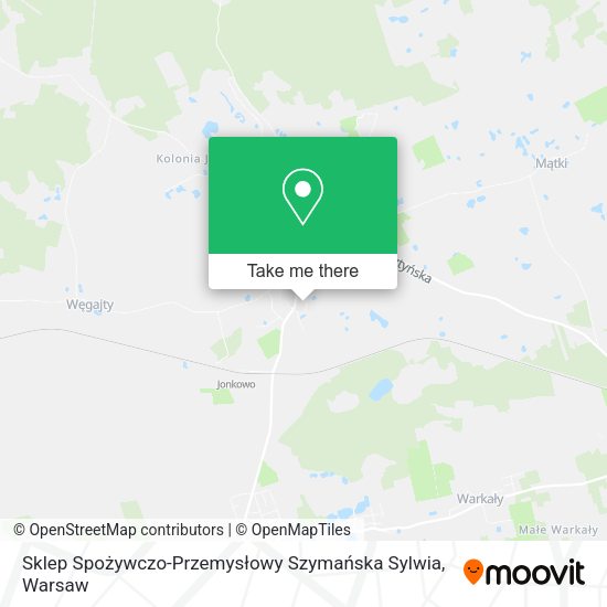 Sklep Spożywczo-Przemysłowy Szymańska Sylwia map