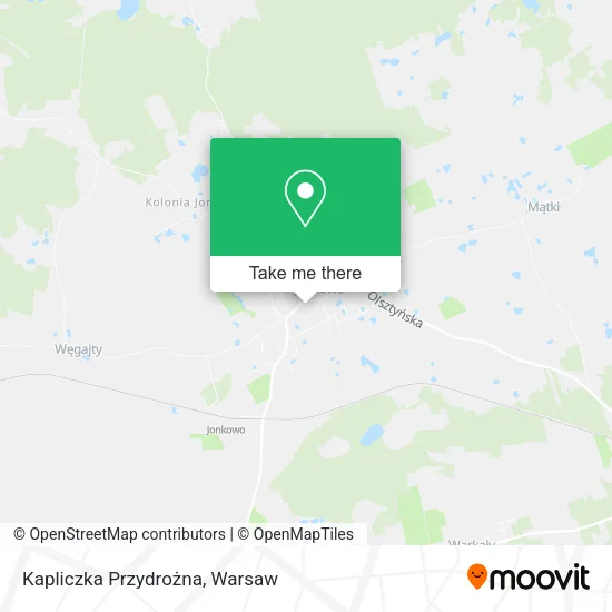 Карта Kapliczka Przydrożna