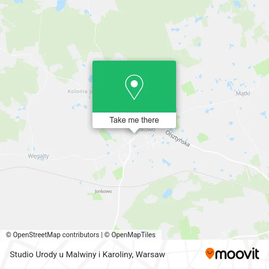 Карта Studio Urody u Malwiny i Karoliny