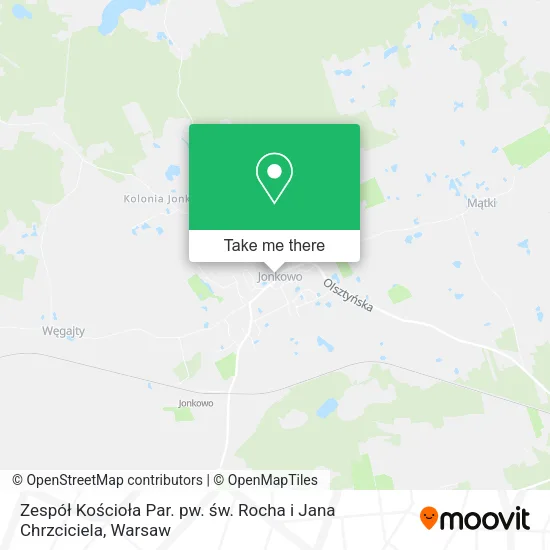 Карта Zespół Kościoła Par. pw. św. Rocha i Jana Chrzciciela