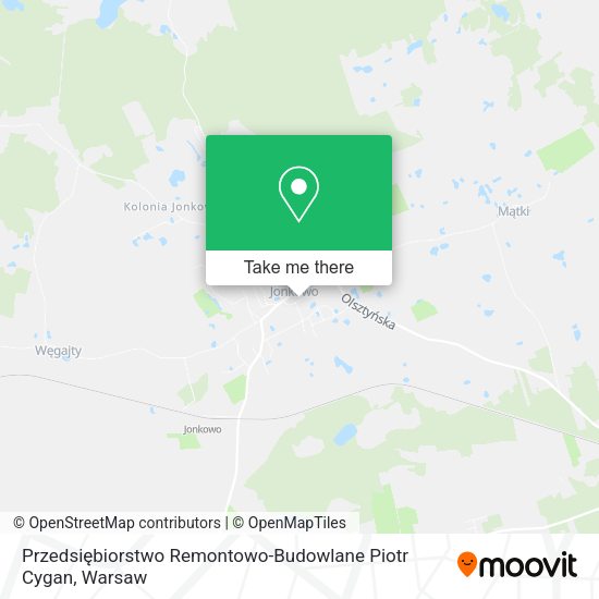 Przedsiębiorstwo Remontowo-Budowlane Piotr Cygan map