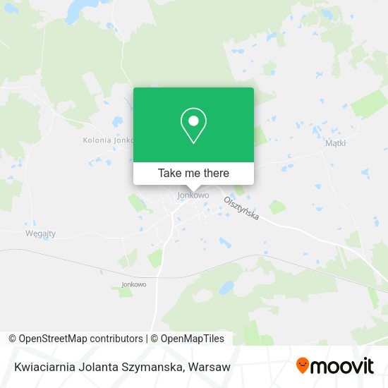 Kwiaciarnia Jolanta Szymanska map