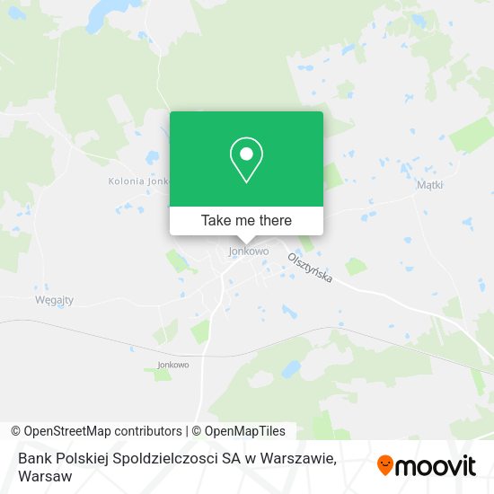 Bank Polskiej Spoldzielczosci SA w Warszawie map