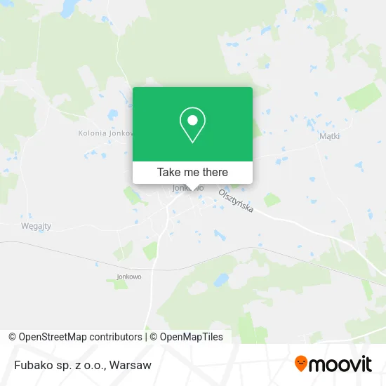 Fubako sp. z o.o. map