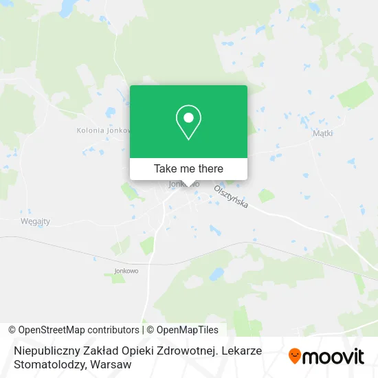 Niepubliczny Zakład Opieki Zdrowotnej. Lekarze Stomatolodzy map
