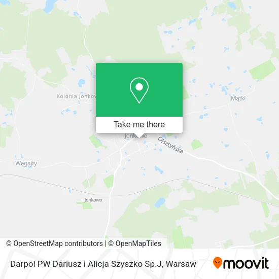 Darpol PW Dariusz i Alicja Szyszko Sp.J map