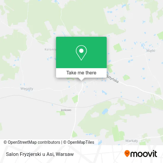 Salon Fryzjerski u Asi map