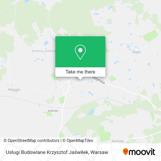 Usługi Budowlane Krzysztof Jaświłek map