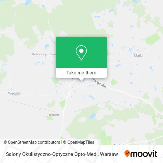 Salony Okulistyczno-Optyczne Opto-Med. map