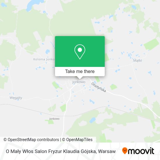 O Mały Włos Salon Fryzur Klaudia Gójska map