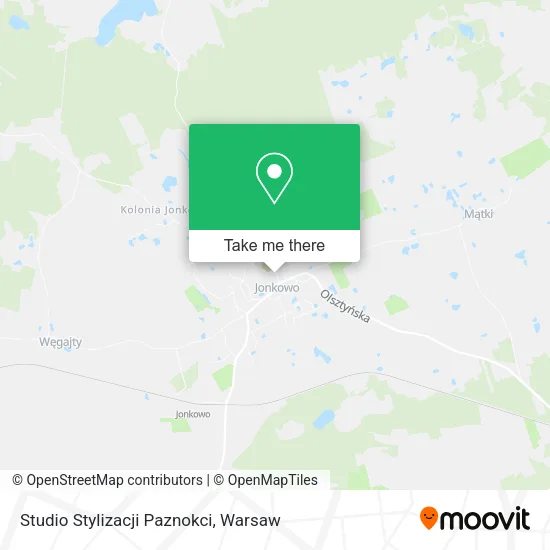 Карта Studio Stylizacji Paznokci