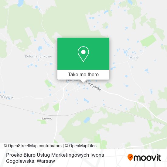 Proeko Biuro Usług Marketingowych Iwona Gogolewska map