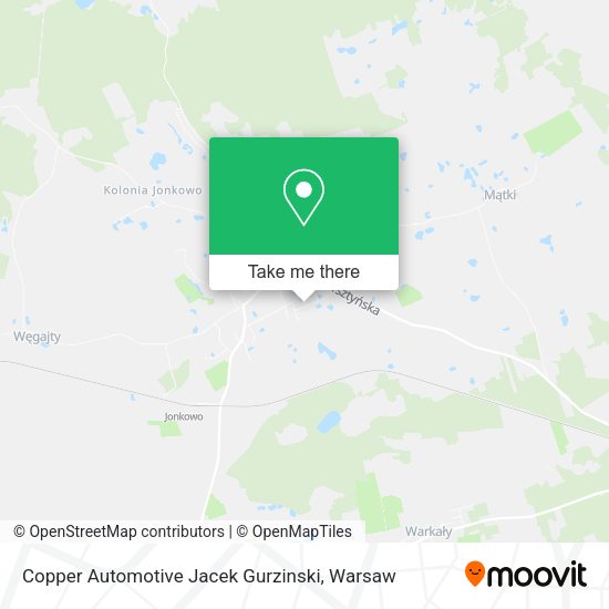 Copper Automotive Jacek Gurzinski map