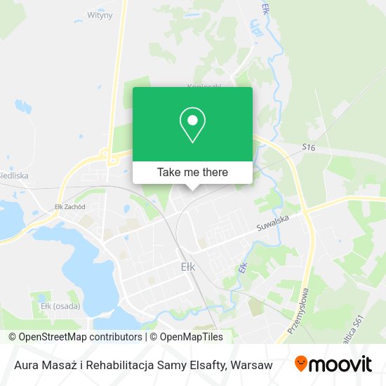 Aura Masaż i Rehabilitacja Samy Elsafty map