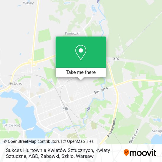 Sukces Hurtownia Kwiatów Sztucznych, Kwiaty Sztuczne, AGD, Zabawki, Szkło map