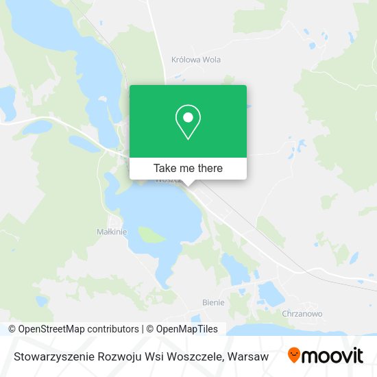 Stowarzyszenie Rozwoju Wsi Woszczele map