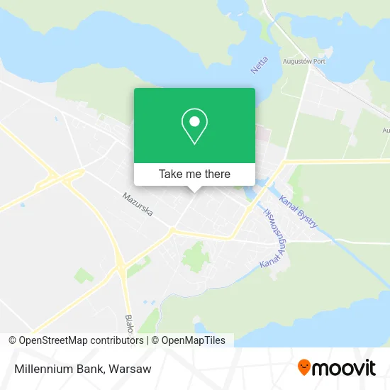 Millennium Bank map