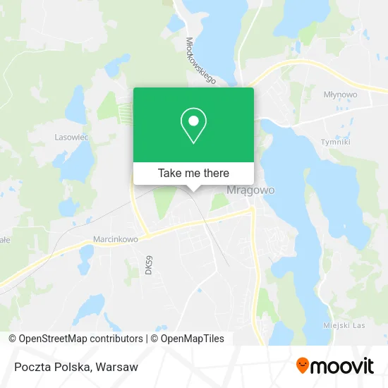 Карта Poczta Polska