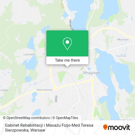 Gabinet Rehabilitacji i Masażu Fizjo-Med Teresa Sierzpowska map