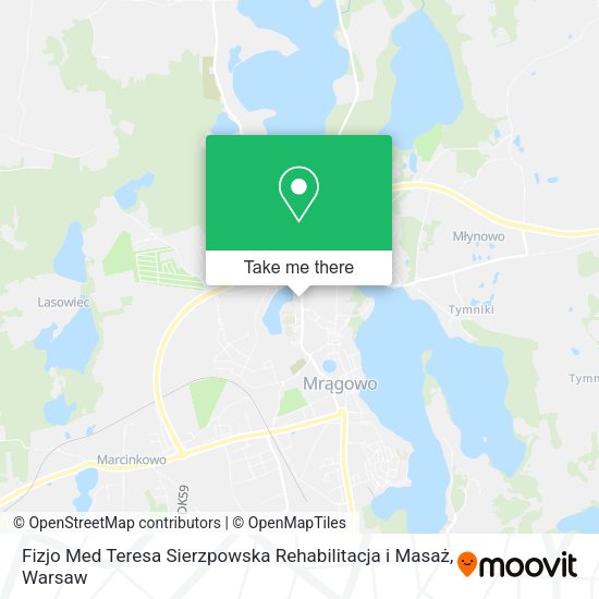 Fizjo Med Teresa Sierzpowska Rehabilitacja i Masaż map