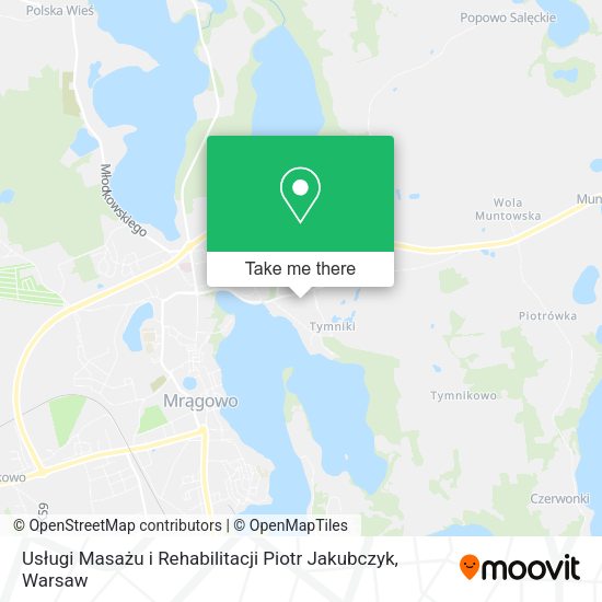 Usługi Masażu i Rehabilitacji Piotr Jakubczyk map