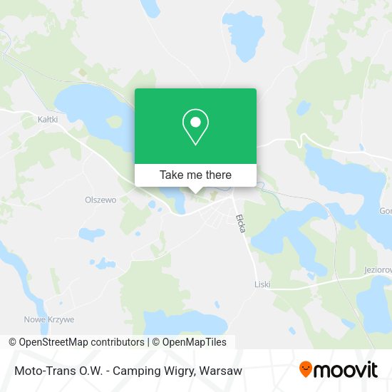 Moto-Trans O.W. - Camping Wigry map