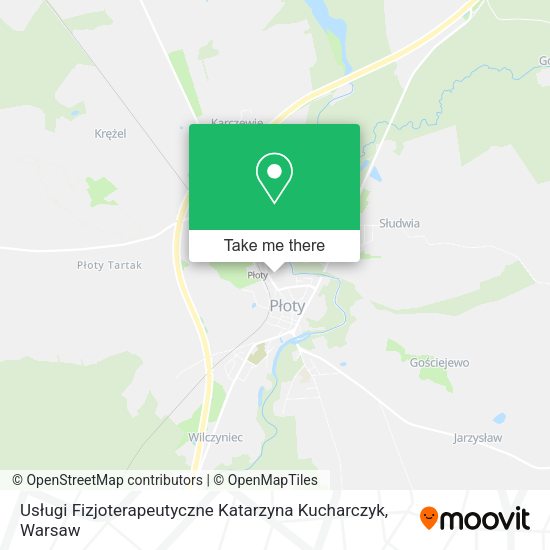 Usługi Fizjoterapeutyczne Katarzyna Kucharczyk map