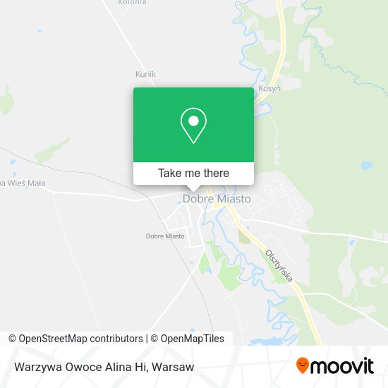 Warzywa Owoce Alina Hi map