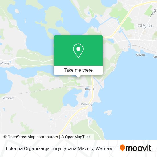 Lokalna Organizacja Turystyczna Mazury map