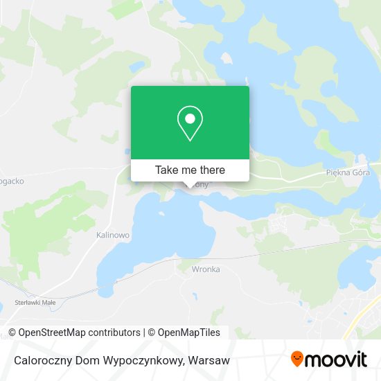 Caloroczny Dom Wypoczynkowy map