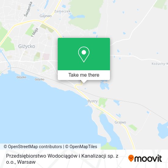 Przedsiębiorstwo Wodociągów i Kanalizacji sp. z o.o. map