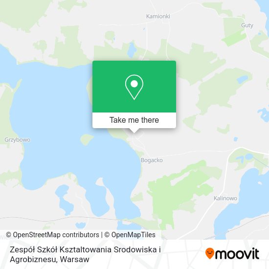 Zespół Szkół Ksztaltowania Srodowiska i Agrobiznesu map