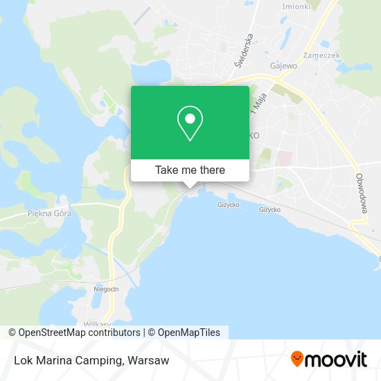 Lok Marina Camping map