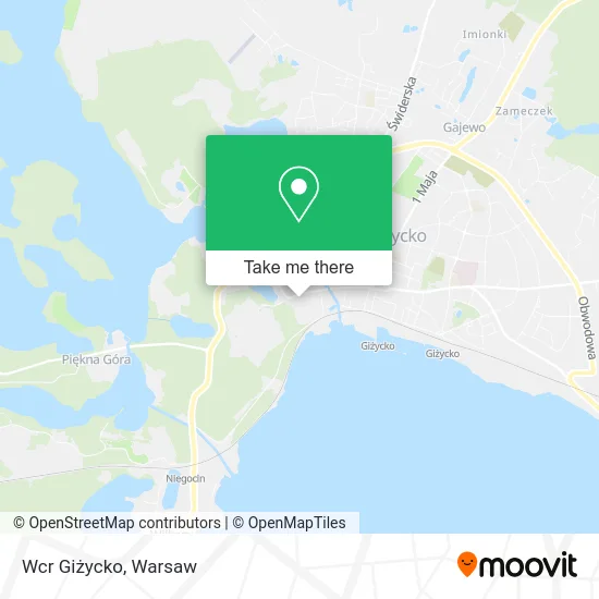 Карта Wcr Giżycko