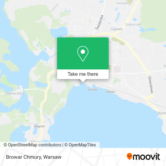 Browar Chmury map