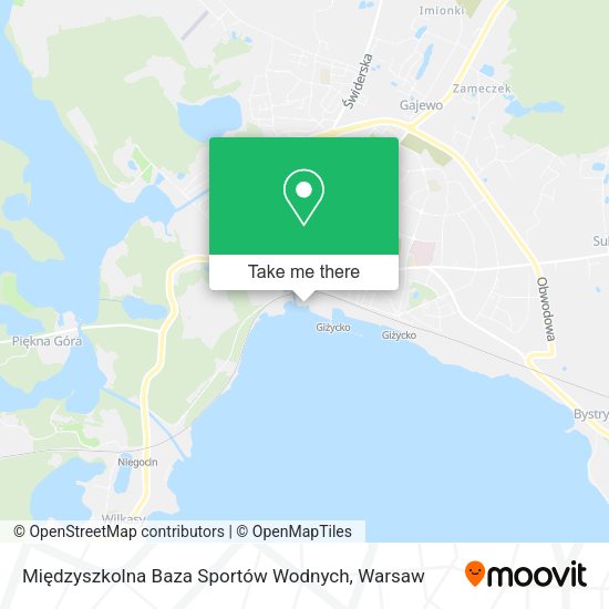 Międzyszkolna Baza Sportów Wodnych map