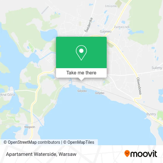 Карта Apartament Waterside