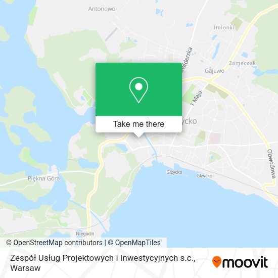 Zespół Usług Projektowych i Inwestycyjnych s.c. map