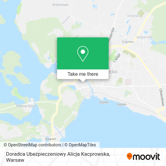 Карта Doradca Ubezpieczeniowy Alicja Kacprowska